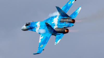Photo ID 229450 by Luca Bani. Ukraine Air Force Sukhoi Su 27P1M,  