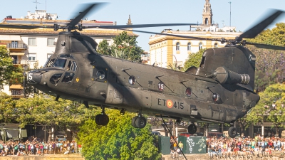 Photo ID 230255 by Santos. Spain Army Boeing Vertol CH 47D Chinook, HT 17 15