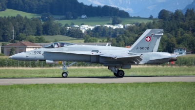 Photo ID 230665 by Sybille Petersen. Switzerland Air Force McDonnell Douglas F A 18C Hornet, J 5002
