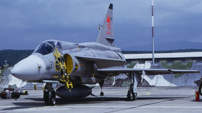 Photo ID 230741 by Gerrit Kok Collection. Sweden Air Force Saab JA37D Viggen, 37405