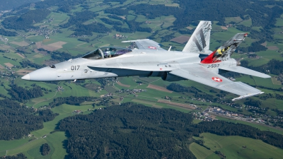 Photo ID 231483 by Reto Gadola. Switzerland Air Force McDonnell Douglas F A 18C Hornet, J 5017