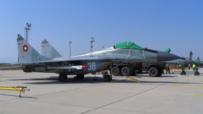 Photo ID 26329 by Georgi Petkov. Bulgaria Air Force Mikoyan Gurevich MiG 29A 9 12A, 38