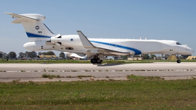 Photo ID 233105 by Aldo Bidini. Israel Air Force Gulfstream Aerospace G 550 Nachshson Aitam, 569