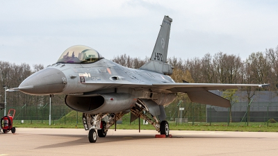 Photo ID 234400 by Jan Eenling. Netherlands Air Force General Dynamics F 16AM Fighting Falcon, J 872