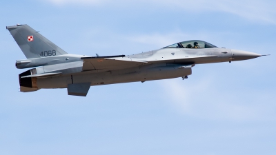 Photo ID 235502 by Brandon Thetford. Poland Air Force General Dynamics F 16C Fighting Falcon, 4068