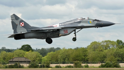 Photo ID 235685 by Aldo Bidini. Poland Air Force Mikoyan Gurevich MiG 29A 9 12A, 56