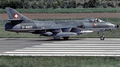 Photo ID 236196 by Aldo Bidini. Switzerland Air Force Hawker Hunter F58, J 4017