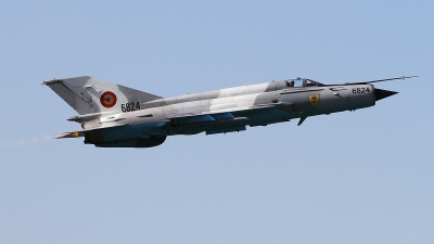 Photo ID 236327 by Paul Newbold. Romania Air Force Mikoyan Gurevich MiG 21MF 75 Lancer C, 6824