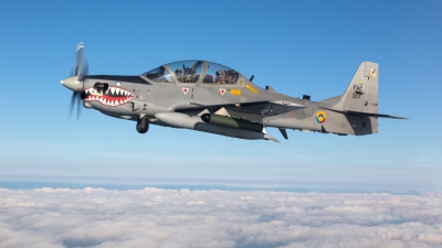 Photo ID 236877 by Neil Dunridge. Colombia Air Force Embraer A 29B Super Tucano EMB 314B, 3117