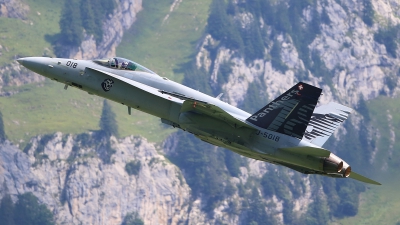 Photo ID 237968 by Ludwig Isch. Switzerland Air Force McDonnell Douglas F A 18C Hornet, J 5018