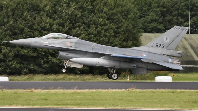 Photo ID 26904 by mark van der vliet. Netherlands Air Force General Dynamics F 16AM Fighting Falcon, J 873