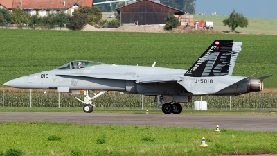 Photo ID 239920 by Aldo Bidini. Switzerland Air Force McDonnell Douglas F A 18C Hornet, J 5018