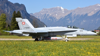 Photo ID 240011 by Fabio Radici. Switzerland Air Force McDonnell Douglas F A 18C Hornet, J 5010