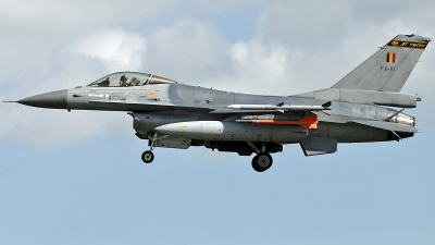Photo ID 240321 by Aldo Bidini. Belgium Air Force General Dynamics F 16AM Fighting Falcon, FA 81