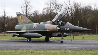Photo ID 241210 by Walter Van Bel. Belgium Air Force Dassault Mirage 5BD, BD09