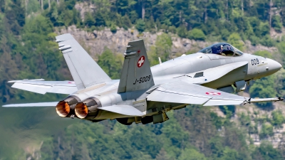 Photo ID 242224 by Martin Thoeni - Powerplanes. Switzerland Air Force McDonnell Douglas F A 18C Hornet, J 5009