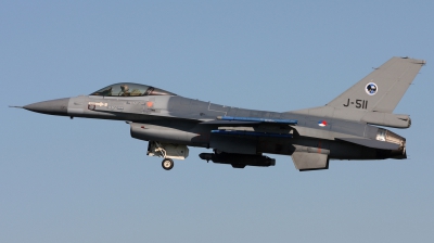 Photo ID 27289 by de Vries. Netherlands Air Force General Dynamics F 16AM Fighting Falcon, J 511