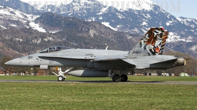 Photo ID 311 by James Shelbourn. Switzerland Air Force McDonnell Douglas F A 18C Hornet, J 5011