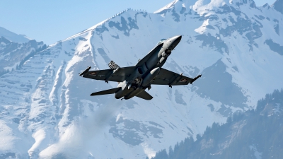 Photo ID 242969 by Martin Thoeni - Powerplanes. Switzerland Air Force McDonnell Douglas F A 18C Hornet, J 5011