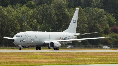 Photo ID 243169 by Aaron C. Rhodes. India Navy Boeing P 8I Neptune, IN328