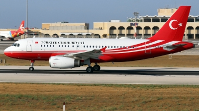 Photo ID 243264 by Duncan Portelli Malta. Turkey Government Airbus A319 133 CJ, TC IST