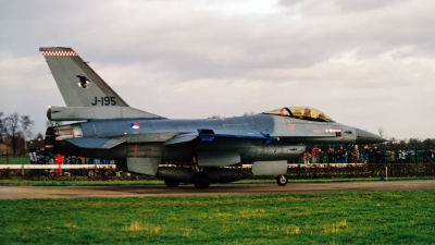 Photo ID 243448 by Jan Eenling. Netherlands Air Force General Dynamics F 16A Fighting Falcon, J 195