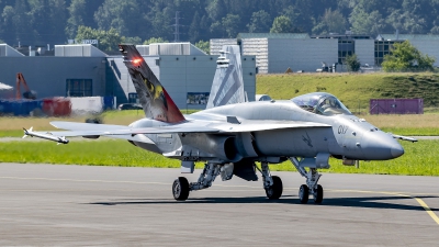 Photo ID 243643 by Martin Thoeni - Powerplanes. Switzerland Air Force McDonnell Douglas F A 18C Hornet, J 5017