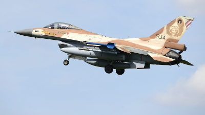 Photo ID 244389 by Peter Boschert. Israel Air Force General Dynamics F 16C Fighting Falcon, 534