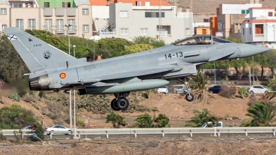 Photo ID 244799 by Adolfo Bento de Urquia. Spain Air Force Eurofighter C 16 Typhoon EF 2000S, C 16 49