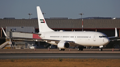 Photo ID 245200 by Fernando Sousa. United Arab Emirates Government Boeing 737 8KB BBJ2, A6 FZZ