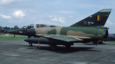 Photo ID 27526 by Lieuwe Hofstra. Belgium Air Force Dassault Mirage 5BD, BD04
