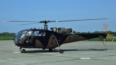 Photo ID 27551 by Lieuwe Hofstra. Netherlands Air Force Sud Aviation SE 3160 Alouette III, A 227