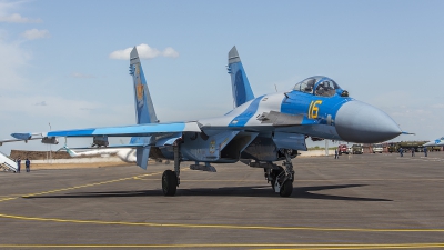 Photo ID 245763 by Lars Kitschke. Kazakhstan Air Force Sukhoi Su 27M2, 16 YELLOW