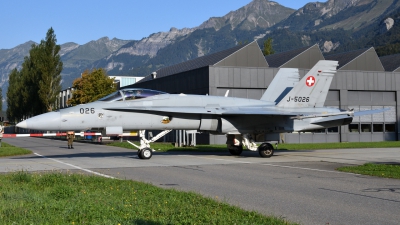 Photo ID 245814 by Fabio Radici. Switzerland Air Force McDonnell Douglas F A 18C Hornet, J 5026