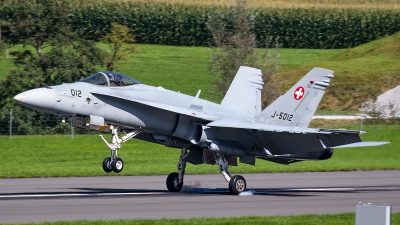 Photo ID 246070 by Bruno Geiger - Aviation Media. Switzerland Air Force McDonnell Douglas F A 18C Hornet, J 5012