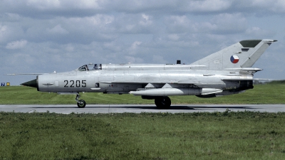 Photo ID 246129 by Marinus Dirk Tabak. Czech Republic Air Force Mikoyan Gurevich MiG 21MFN, 2205