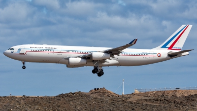 Photo ID 246362 by Adolfo Bento de Urquia. France Air Force Airbus A340 212, F RAJA