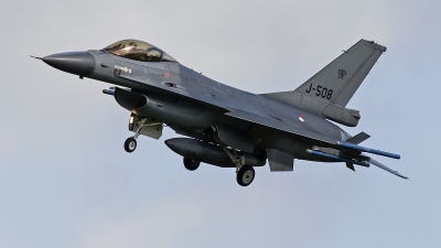 Photo ID 246411 by Niels Roman / VORTEX-images. Netherlands Air Force General Dynamics F 16AM Fighting Falcon, J 508