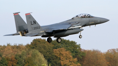 Photo ID 246428 by Niels Roman / VORTEX-images. USA Air Force McDonnell Douglas F 15E Strike Eagle, 01 2003