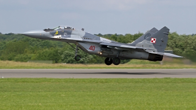 Photo ID 246473 by Niels Roman / VORTEX-images. Poland Air Force Mikoyan Gurevich MiG 29M 9 15, 40