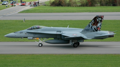 Photo ID 27704 by Radim Spalek. Switzerland Air Force McDonnell Douglas F A 18C Hornet, J 5011