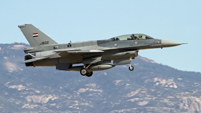 Photo ID 247213 by Niels Roman / VORTEX-images. Iraq Air Force General Dynamics F 16D Fighting Falcon, 1602