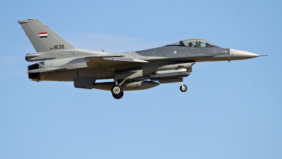 Photo ID 247214 by Niels Roman / VORTEX-images. Iraq Air Force General Dynamics F 16C Fighting Falcon, 1632