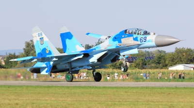 Photo ID 246843 by Milos Ruza. Ukraine Air Force Sukhoi Su 27UB,  