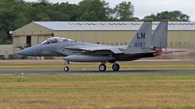 Photo ID 248492 by Niels Roman / VORTEX-images. USA Air Force McDonnell Douglas F 15C Eagle, 86 0172