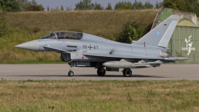 Photo ID 248438 by Niels Roman / VORTEX-images. Germany Air Force Eurofighter EF 2000 Typhoon T, 30 67