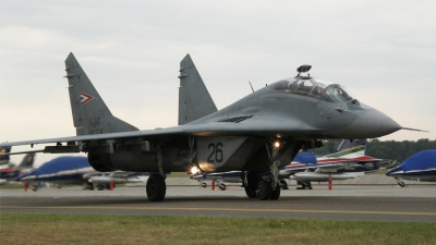 Photo ID 27912 by Gyula Rácz. Hungary Air Force Mikoyan Gurevich MiG 29UB 9 51, 26