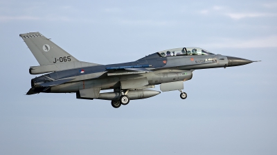 Photo ID 247750 by Niels Roman / VORTEX-images. Netherlands Air Force General Dynamics F 16BM Fighting Falcon, J 065