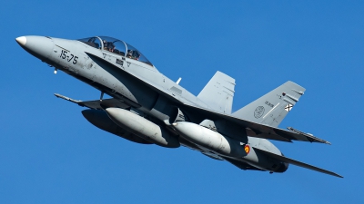 Photo ID 247987 by Thomas Ziegler - Aviation-Media. Spain Air Force McDonnell Douglas CE 15 Hornet EF 18B, CE 15 06