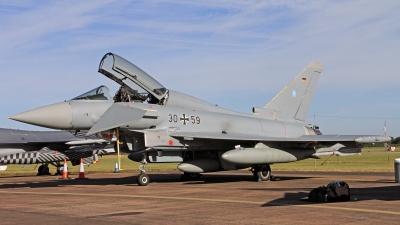 Photo ID 248597 by Peter Fothergill. Germany Air Force Eurofighter EF 2000 Typhoon T, 30 59